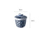 Tsuru Seasonal Japanese Tableware Collection 8cm Chawamushi (230cc) With Lid, Sac027