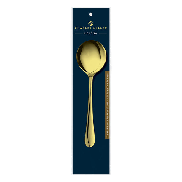 Charles Millen Signature Collection Helena Gold Finish Cutlery