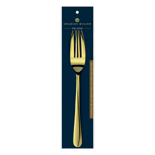 Charles Millen Signature Collection Helena Gold Finish Cutlery