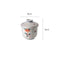 Tsuru Seasonal Japanese Tableware Collection 8cm Chawamushi (230cc) With Lid, Sac026