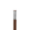 Charles Millen Signature Collection Luxury Brown Wood Chopsticks, Twin Pack, Silver