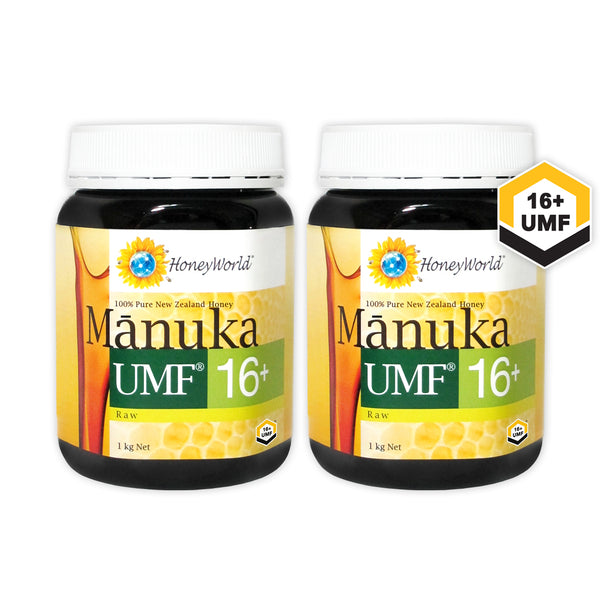 HoneyWorld Raw Manuka Honey UMF 16+