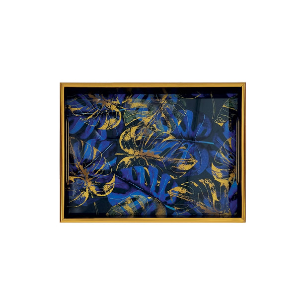 Charles Millen Signature Collection Voilà! Series Foliage Rectangular Serving Tray