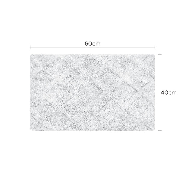 Charles Millen Suite Collection Trellis Tufted Mat, Small, Set Of 2