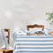 Robinsons Tablecloth 150 x 240cm Luxury Designer Chambray Stripe Heritage Collection