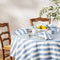 Robinsons Tablecloth 160cm Round Luxury Designer Chambray Stripe Heritage Collection