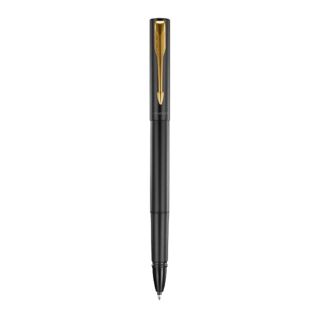 Parker Vector XL Matte Black Gold Trim Rollerball Pen