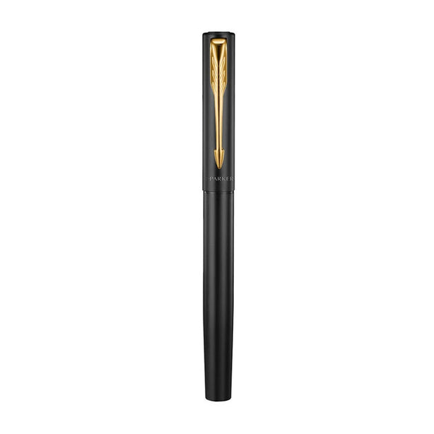 Parker Vector XL Matte Black Gold Trim Rollerball Pen