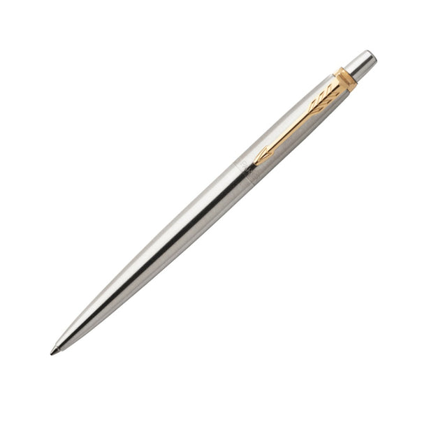 Parker Jotter Stainless Steel Gold Trim Ballpoint Pen