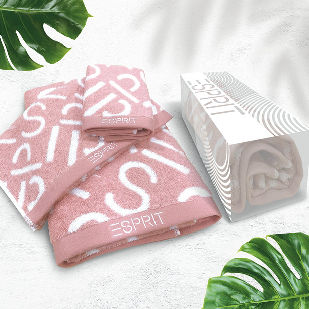 Esprit Logo 3 Piece Towel Gift Set Robinsons Singapore