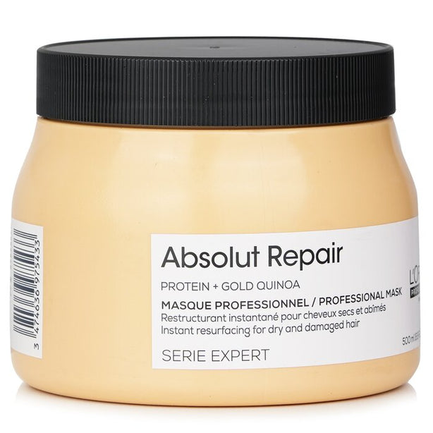 Professionnel Serie Expert - Absolut Repair Gold Quinoa + Protein Instant Resurfacing Mask (for Dry And Damaged Hair) - 500ml/16.9oz