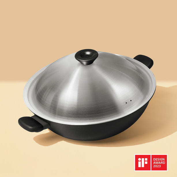 Meyer Midnight Series Nonstick Induction 36cm Chinese Wok