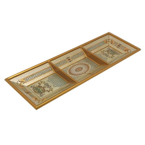 Berrocal Home Collection Champagne Peanut Tray