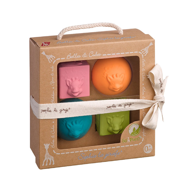 Sophie La Girafe So'Pure Balls & Cubes Set