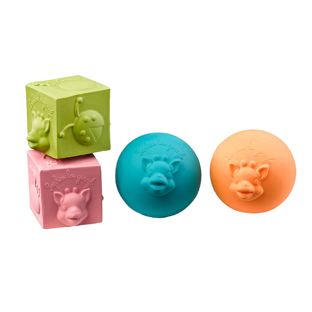 Sophie La Girafe So'Pure Balls & Cubes Set