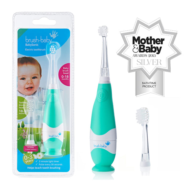 Brush-baby Baby Sonic Electric Toothbrush 0-3 yrs (Teal)