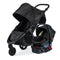 Britax B-Free Stroller (Midnight) + B-Safe Gen2 Infant Car Seat with base (Eclipse Black) - Travel System