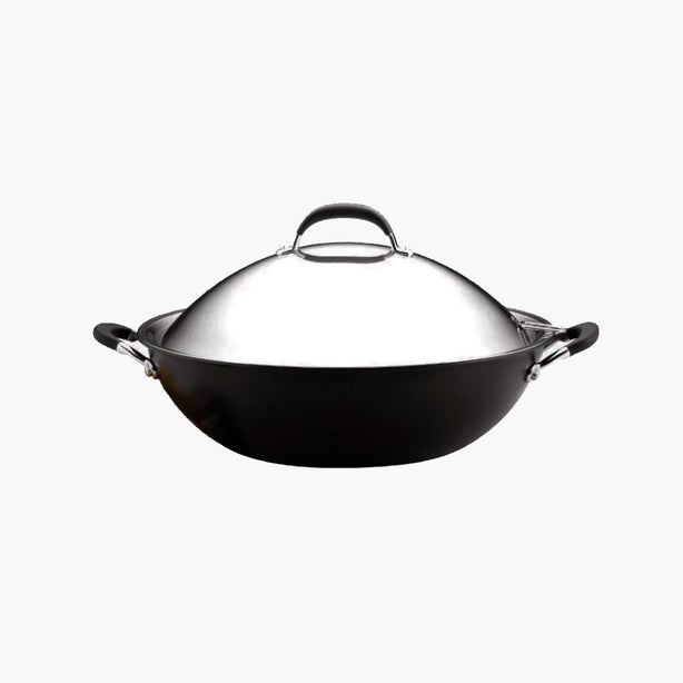 [Circulon] 36Cm Covered Chinese Wok - Premier Professional