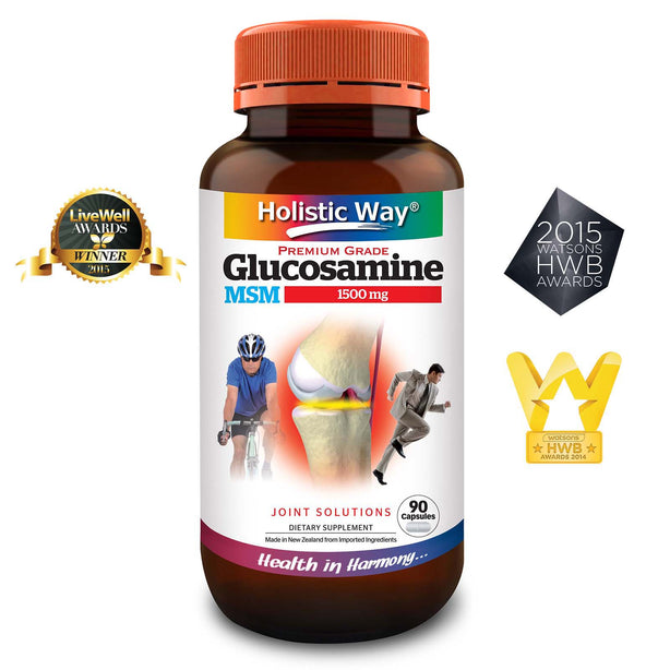 Holistic Way Glucosamine 1500mg + MSM 90 Capsules