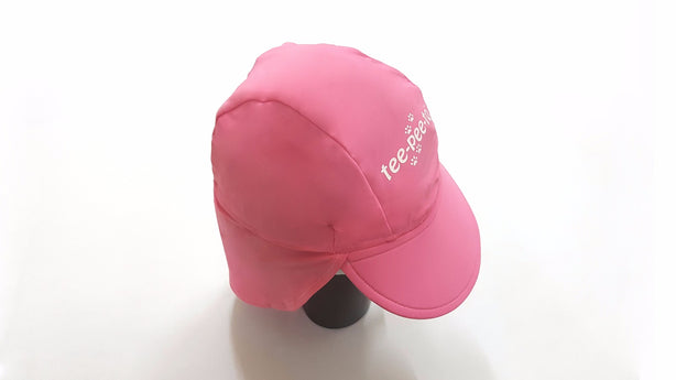 TeePeeTo UV50+ Baby Pink Swim Flap Hat