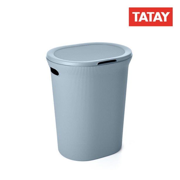 T0100.00 Tatay Laundry Hamper Baobab 40L (Blue Mist)