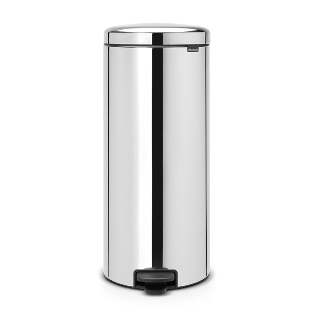 Brabantia NewIcon Soft Closing Pedal Bin L, Plastic Inner Bucket, 30 L