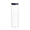 Brabantia Stackable Glass Jars, XL, 1.9 L