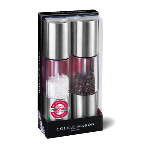 Cole & Mason Acrylic Pepper & Salt Mill Oslo Gift Set