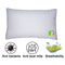 Sweet Home Bamboo Charcoal Anti Dust Mite Anti-Bacterial Pillow Soft Neck Protect Pillows 45x70x20 Cm