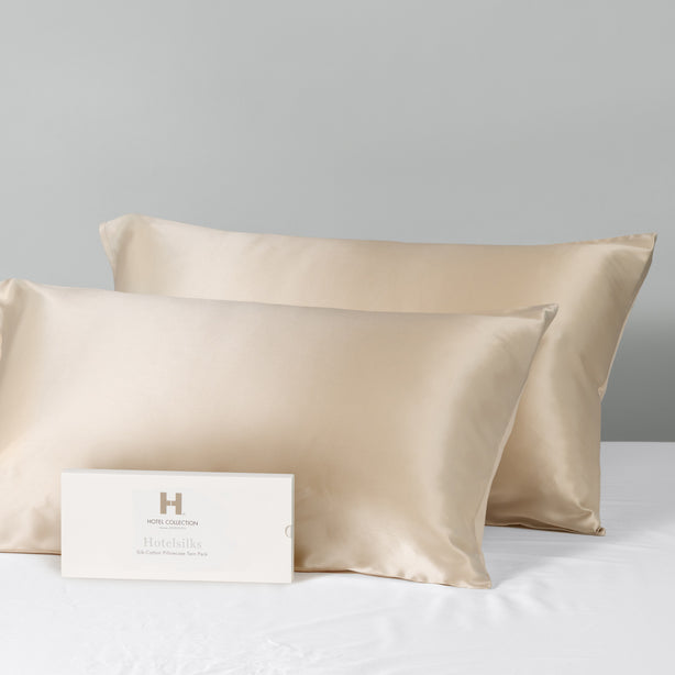 Robinsons Beauty Silk Pillowcase Twin Pack Hotel Collection