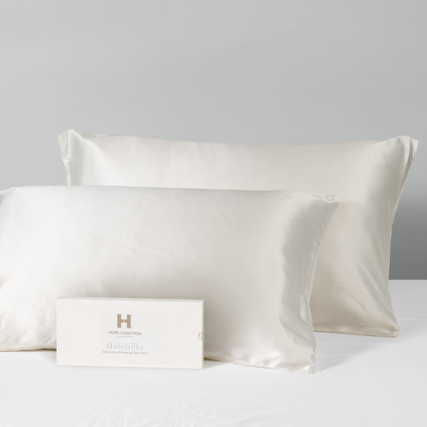 Robinsons Beauty Silk Pillowcase Twin Pack Hotel Collection