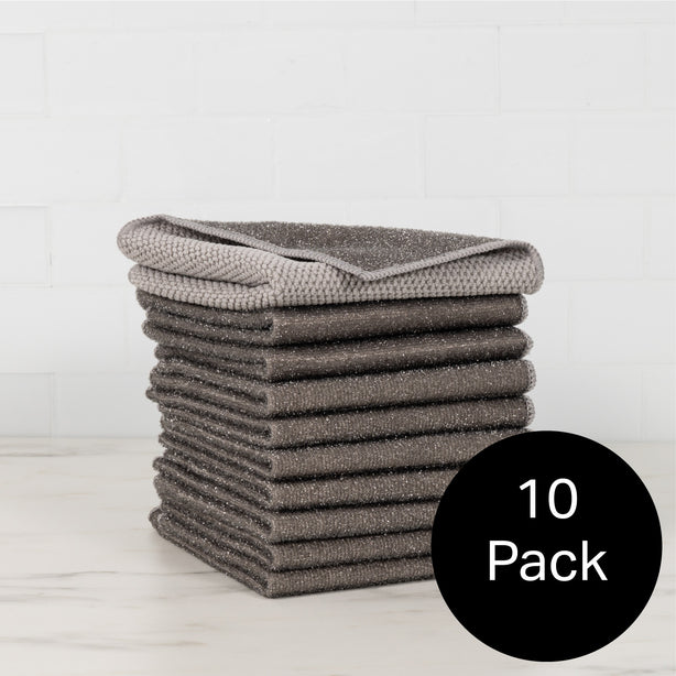 Robinsons Microfibre Reversible Cleaning Scrubbing Cloth Pack of 10 - Special Buy