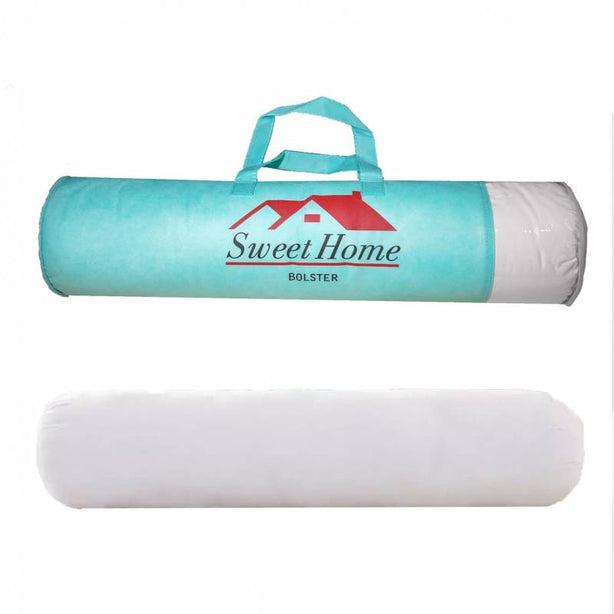 Sweet Home Premium Cotton Bolster With Additional Cotton Protector