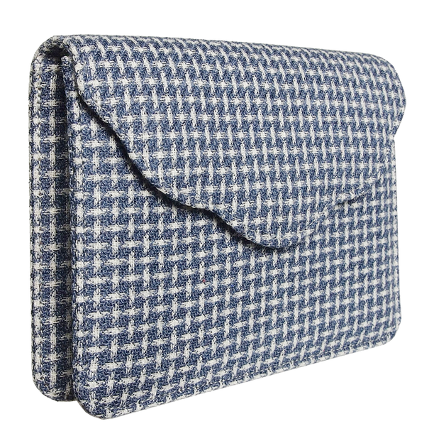 72 Smalldive Blue Fabric Wool Belt Pouch